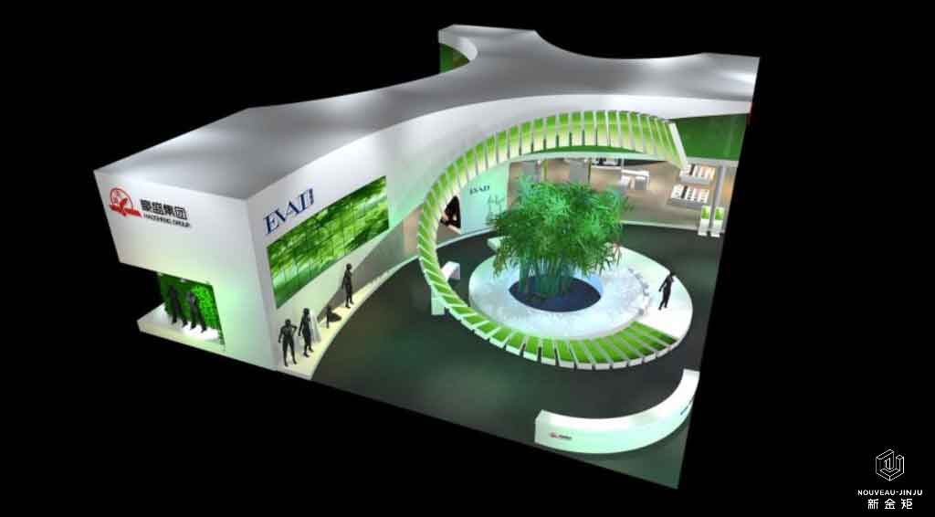 風(fēng)遞竹香仿佛身處竹林中的展臺(tái)設(shè)計(jì) 風(fēng)遞竹香仿佛身處竹林中的展臺(tái)設(shè)計(jì)